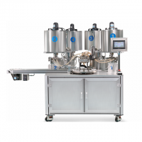 Full automatic 4 colors fancy design filling machine