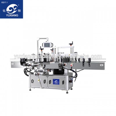 hot sale automatic glass / plastic square round flat bottle labeling machine