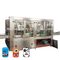 6000cph SUS304 material food grade aluminum Can beer canning machine