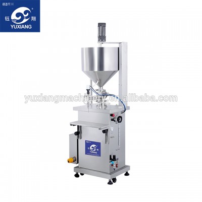 factory price vertical cosmetic cream filling machine with heated and mixer